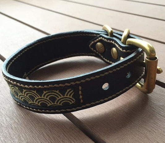 The first dog collar I made