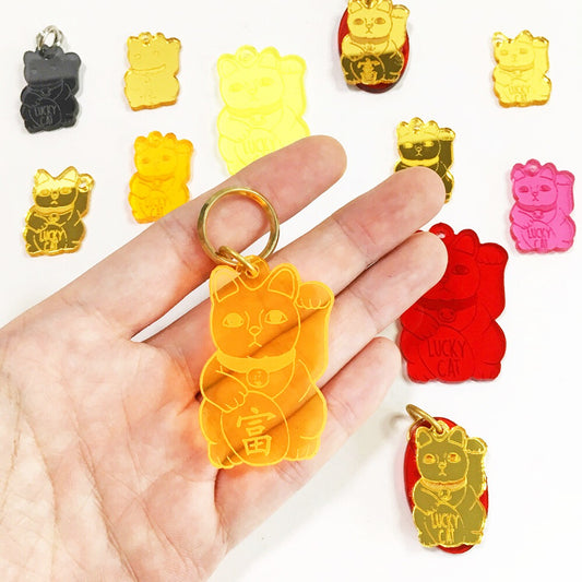 Lucky Cat Pet Tags (Made in Singapore)