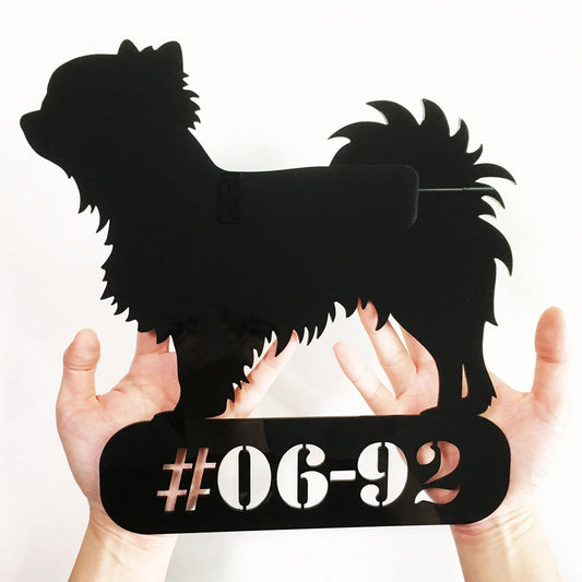 Dog unit number signage