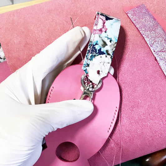 Leather Hand Sanitiser Case (Handmade in Singapore)