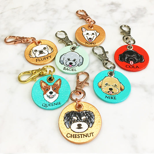 Fun Dog Tags, Cat Tags, Noiseless Custom Pet Tags Made for you! (Made in Singapore)