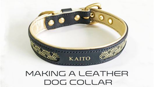 Making of Navy Seigaiha Tilbury Collar