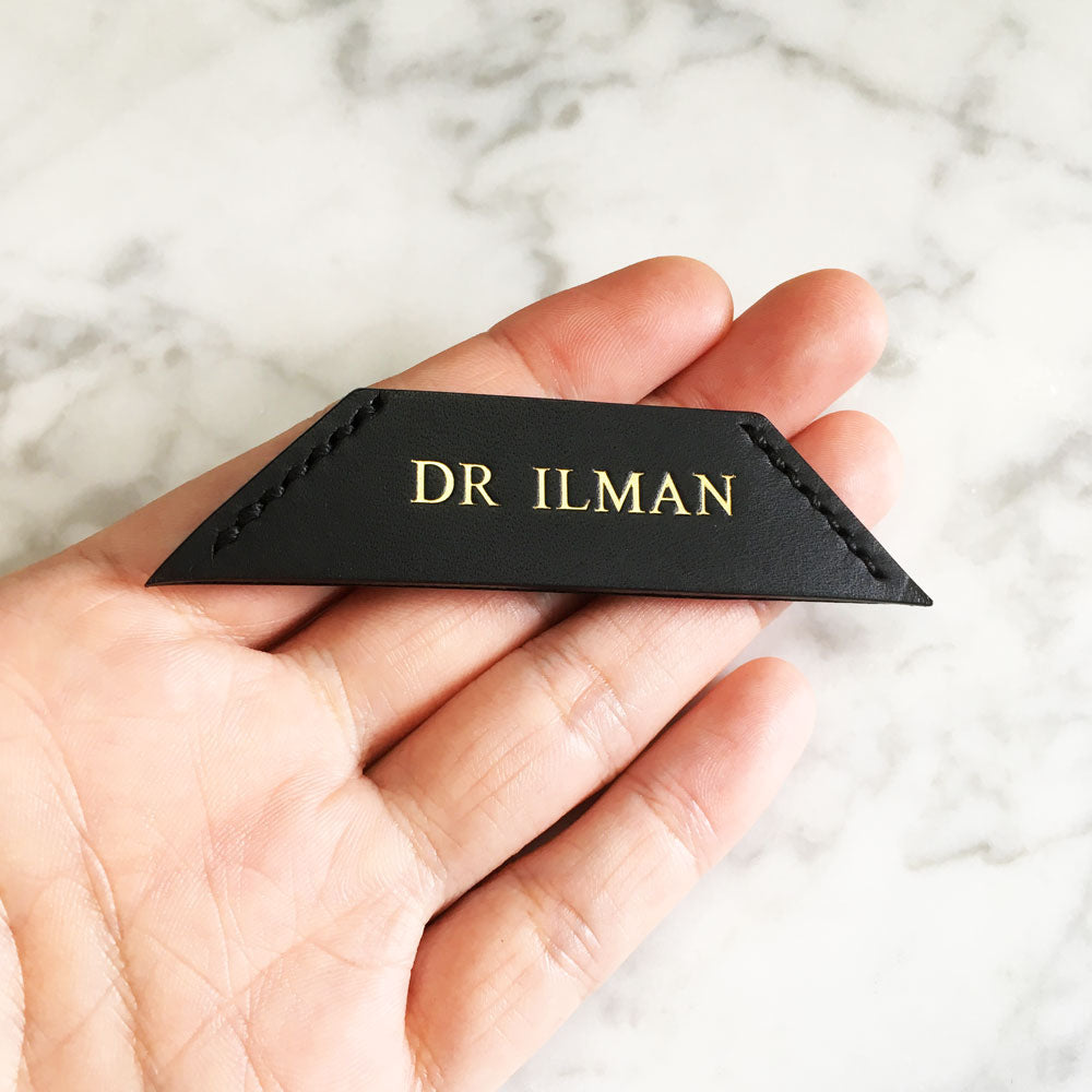 Leather Corner Bookmark