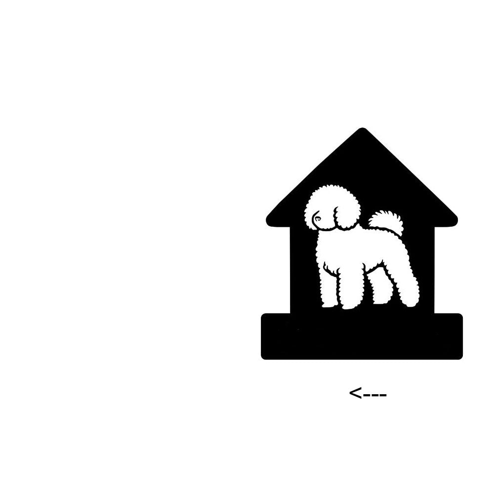 Bichon Frise House - Dog House Unit Number