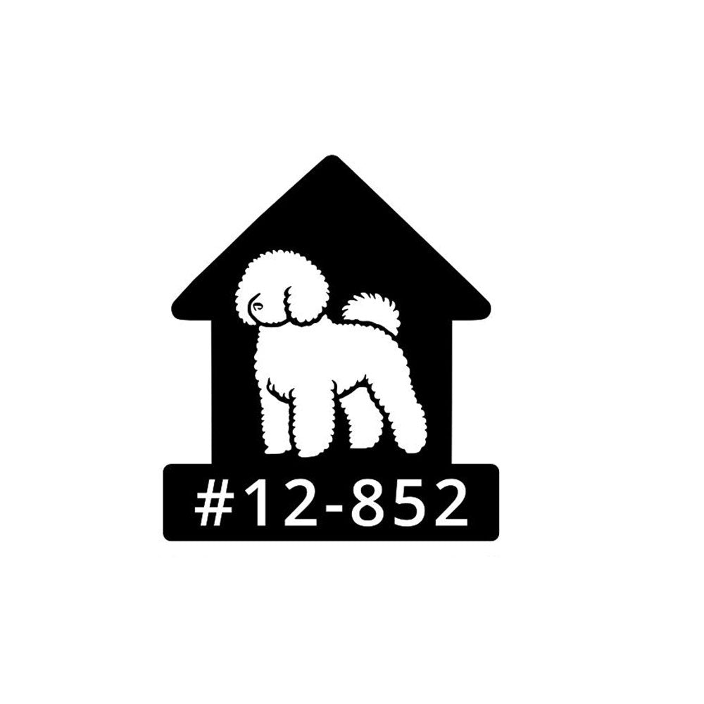 Bichon Frise House - Dog House Unit Number