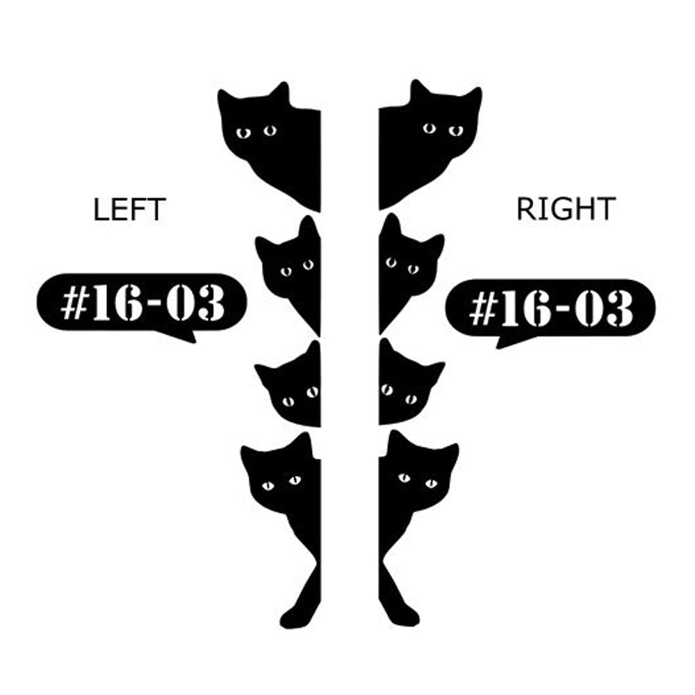 4 Cats Speech Bubble - Unit Number