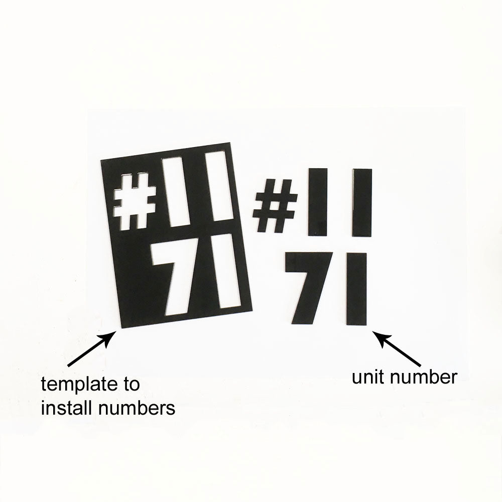 12cm - BH - Unit Number