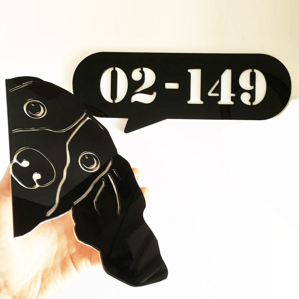 Beagle Peek - Dog Shape Unit Number