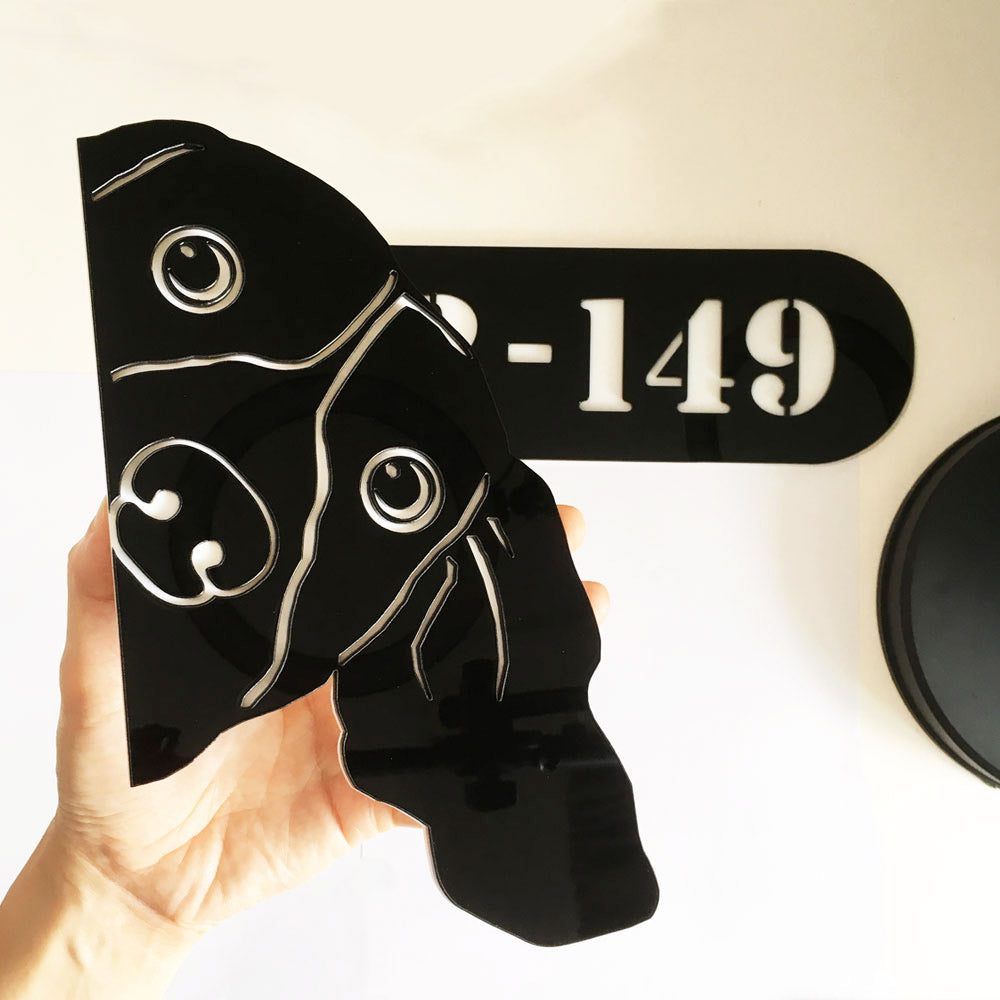 Beagle Peek - Dog Shape Unit Number