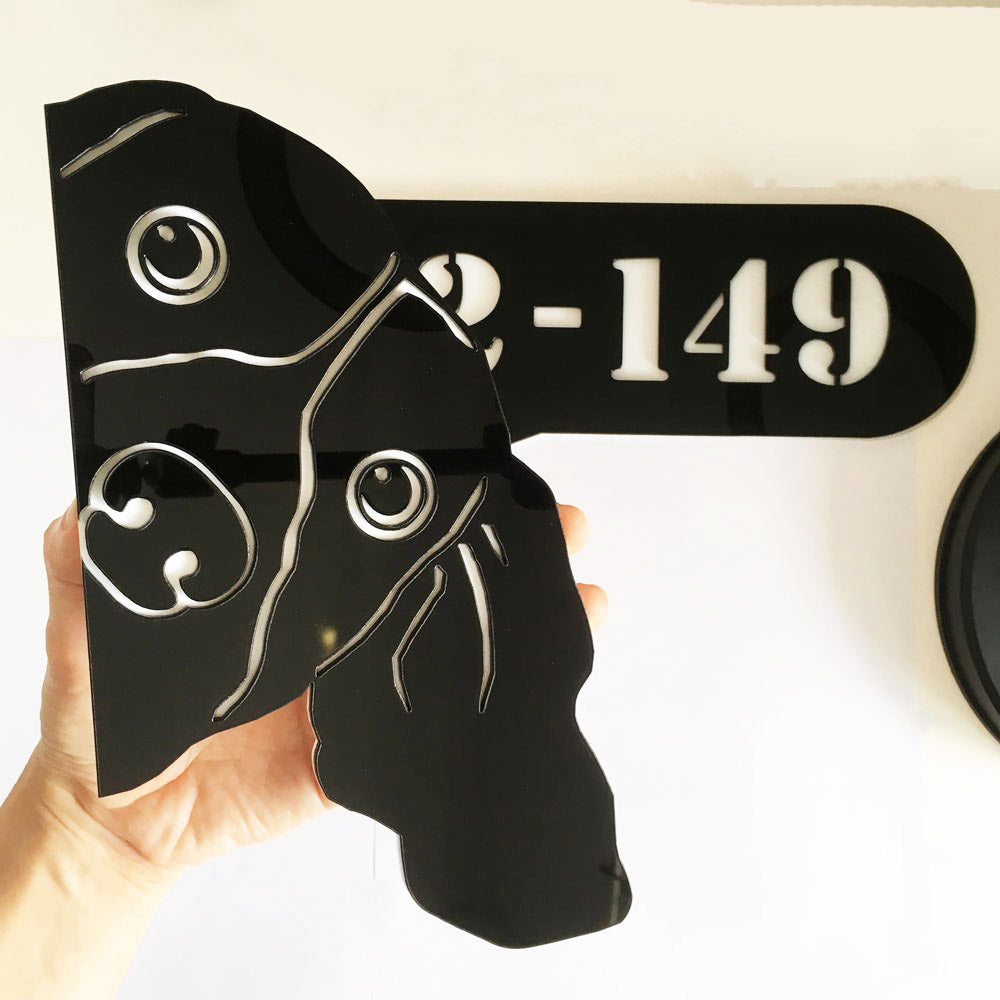 Beagle Peek - Dog Shape Unit Number