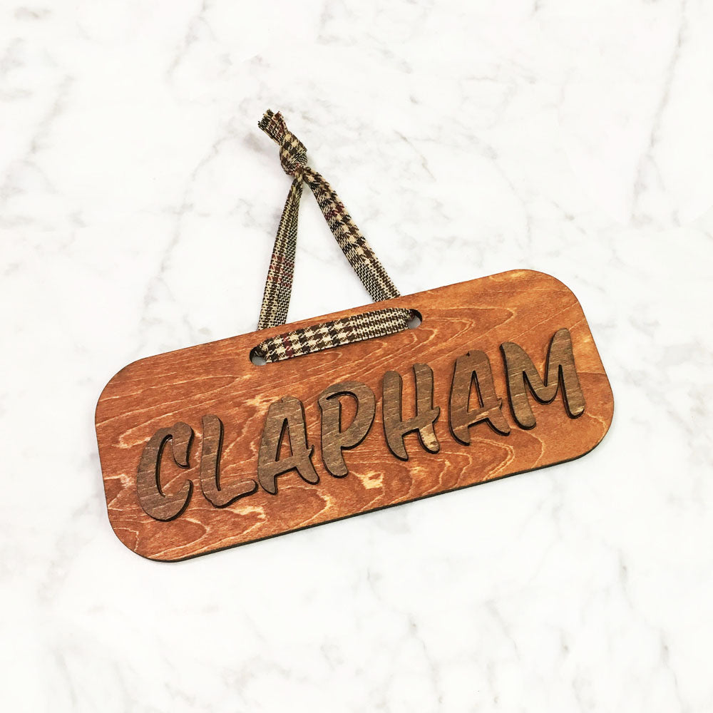 Wooden Name Plaque (Standard)