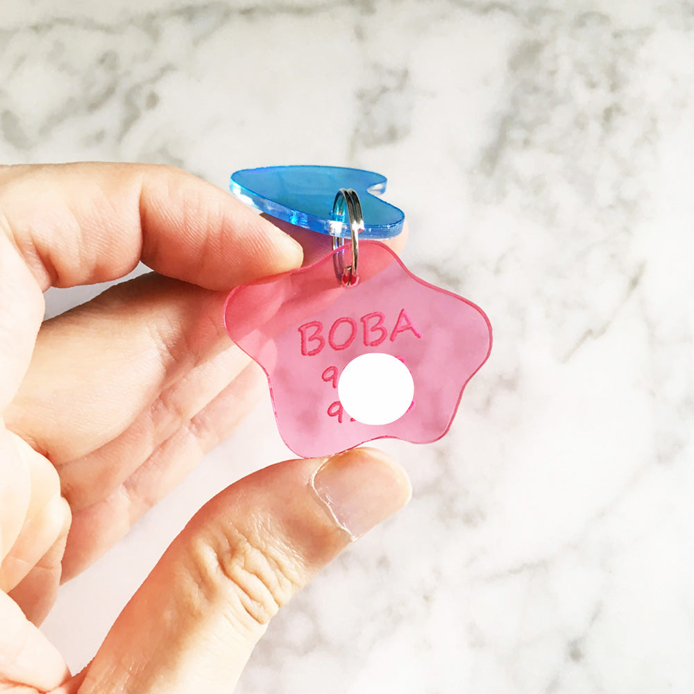 Bubble Tea / Boba Tea Dog - Acrylic Tag