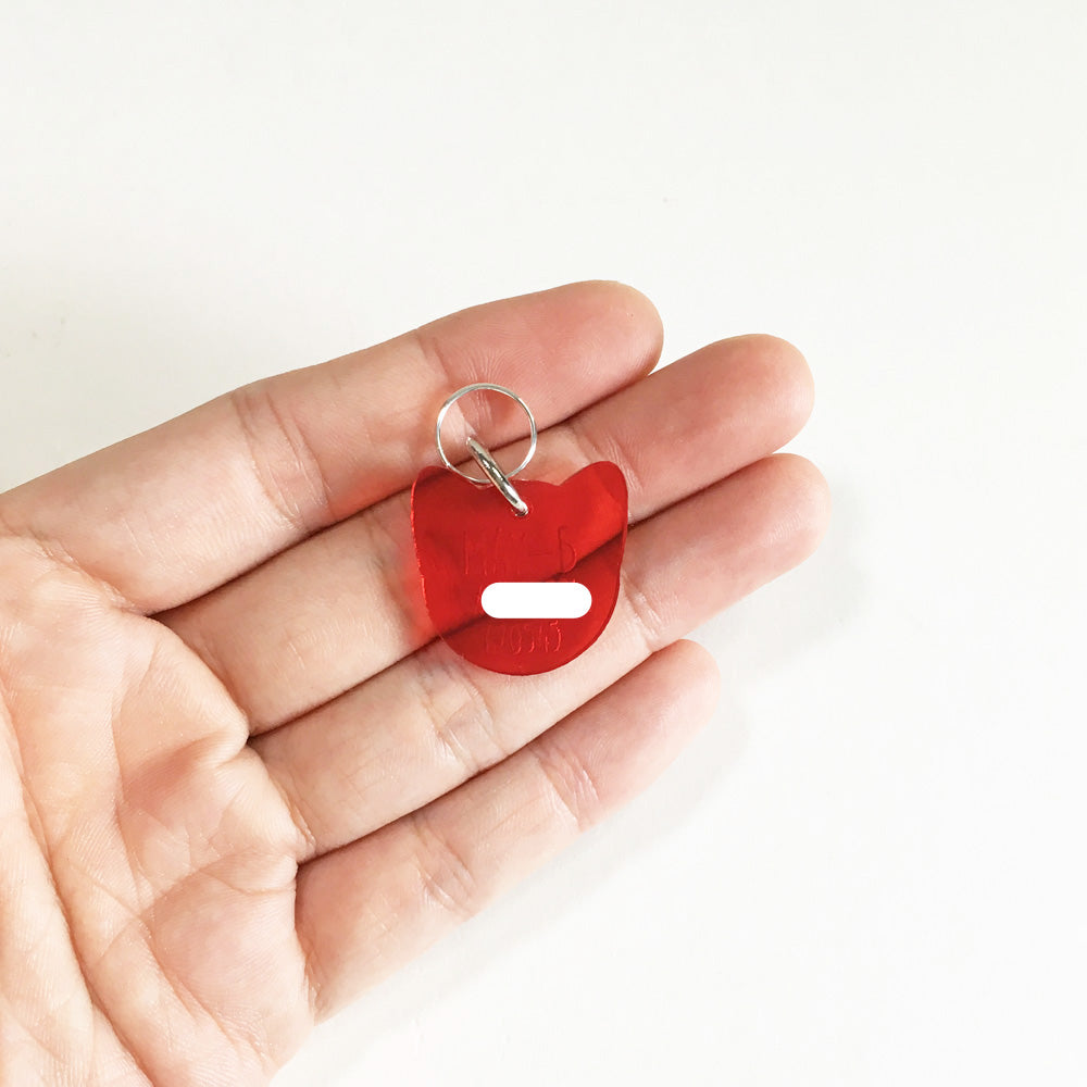 Cat's Head - Acrylic Tag