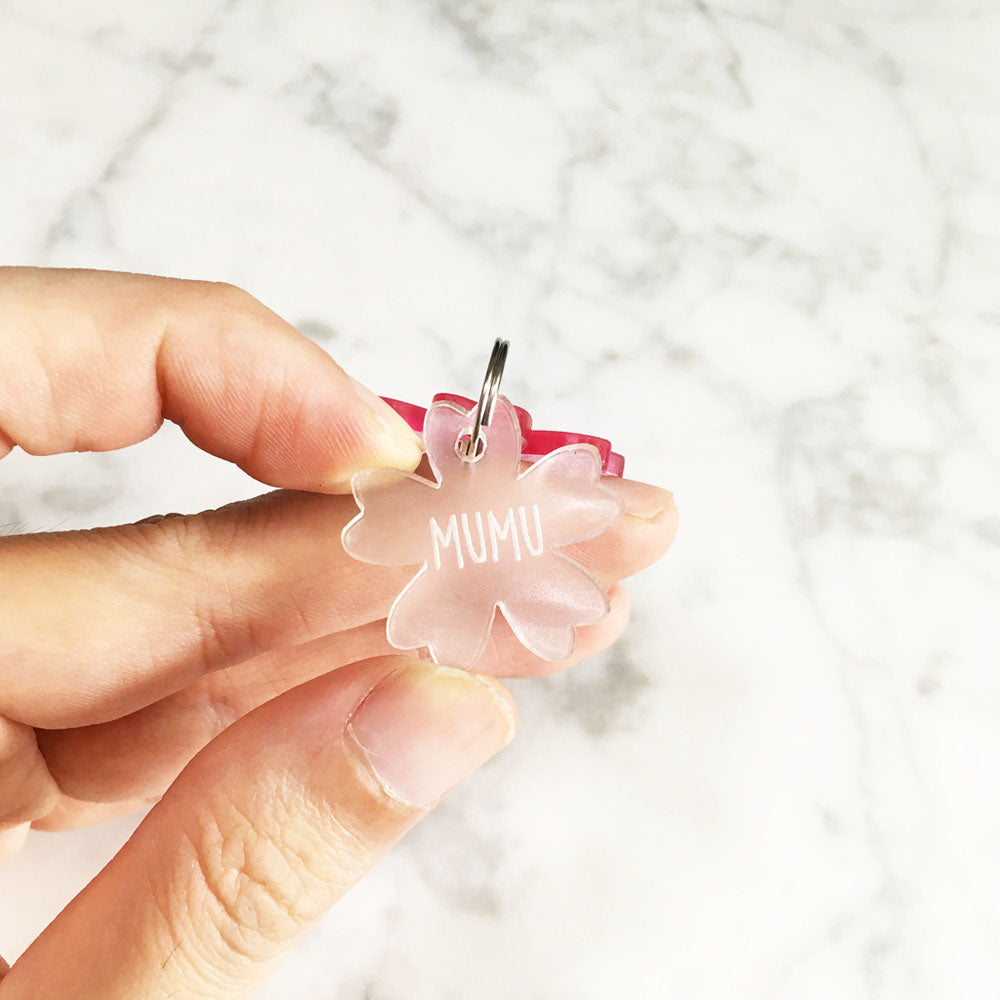 Double Verbena Peruviana - Acrylic Tag