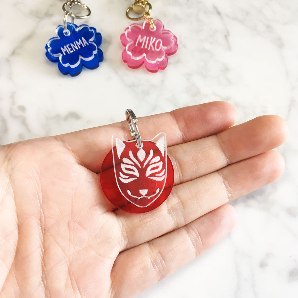Kitsune - Acrylic Tag