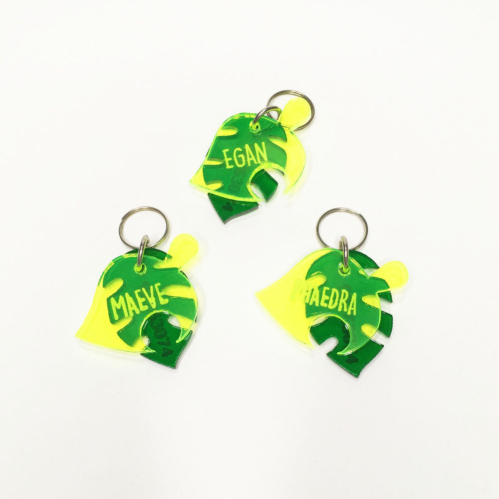 Monstera Leaf - Acrylic Tag