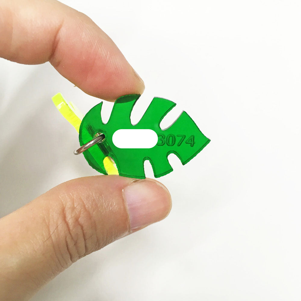 Monstera Leaf - Acrylic Tag