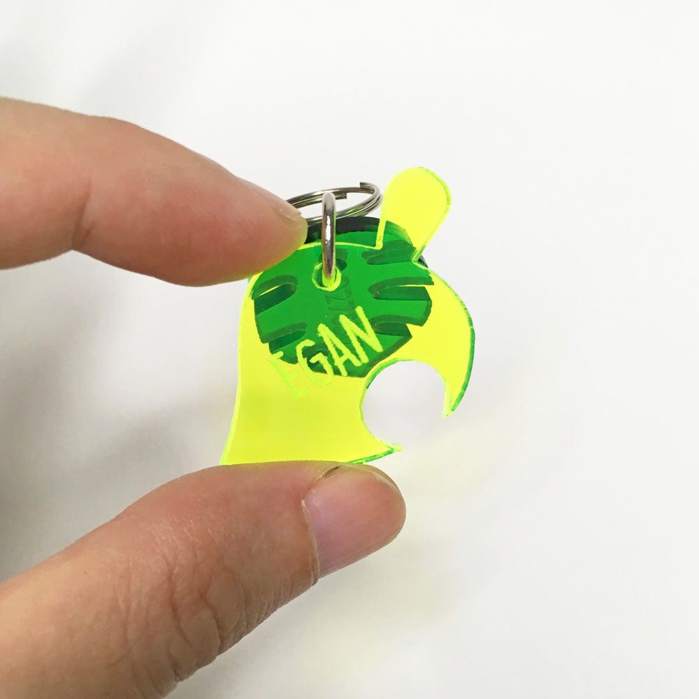 Monstera Leaf - Acrylic Tag