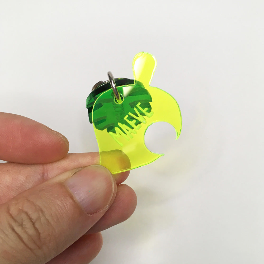 Monstera Leaf - Acrylic Tag