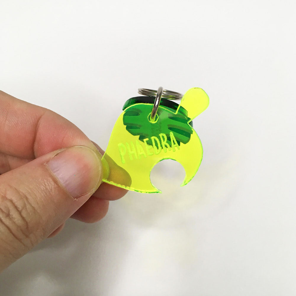 Monstera Leaf - Acrylic Tag