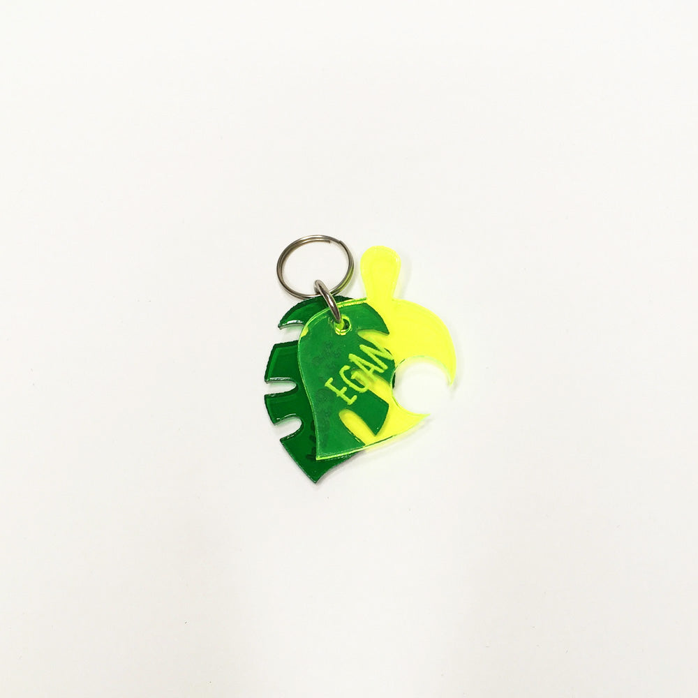 Monstera Leaf - Acrylic Tag