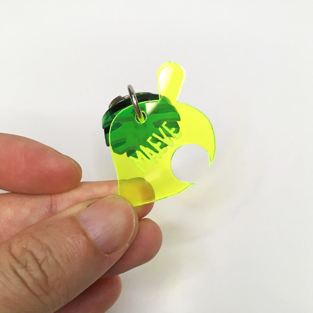 Monstera Leaf - Acrylic Tag