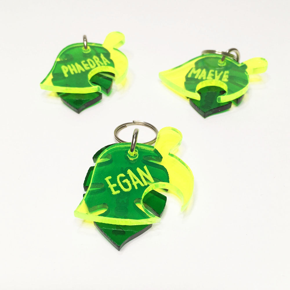 Monstera Leaf - Acrylic Tag