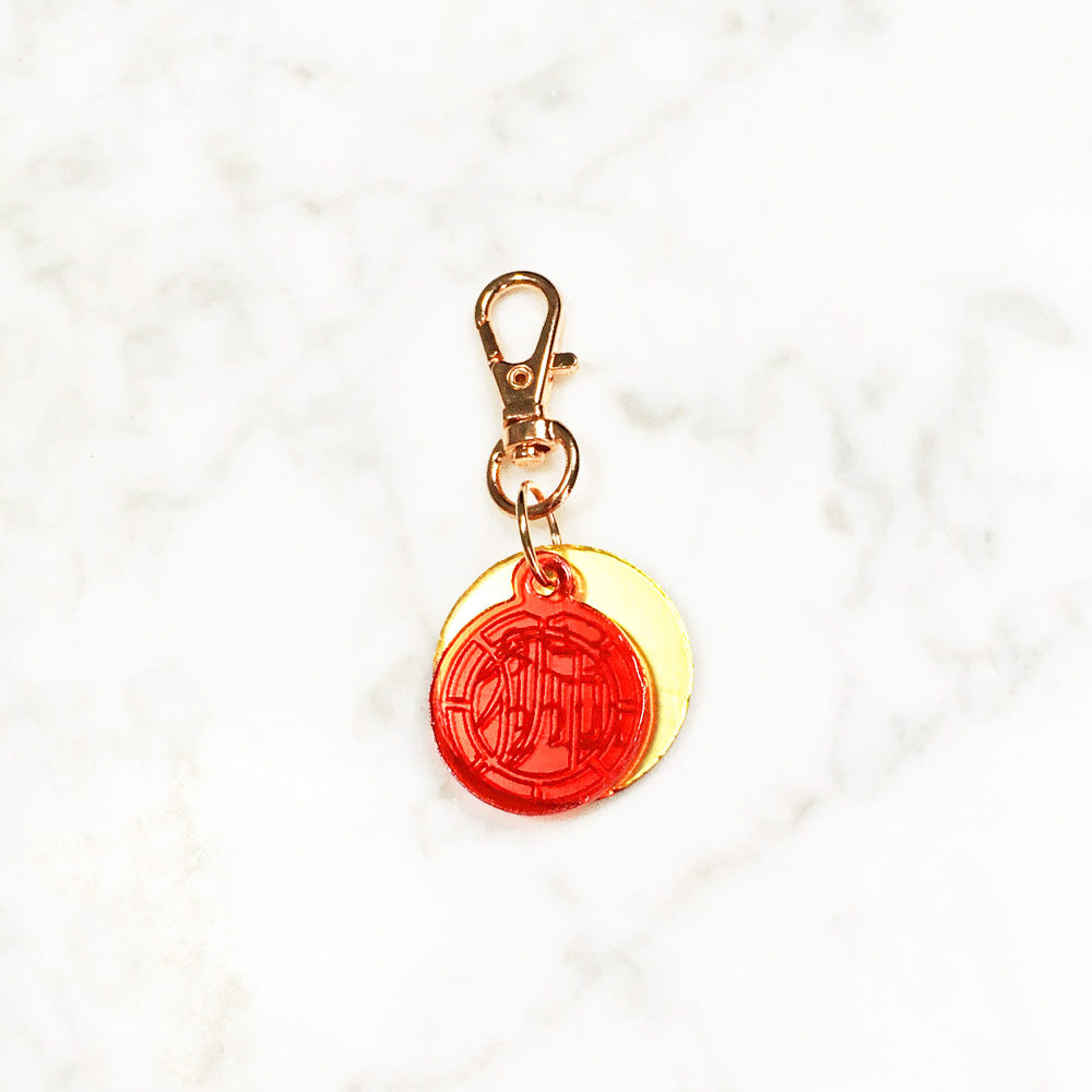 狮 (character Shī) - Acrylic Tag