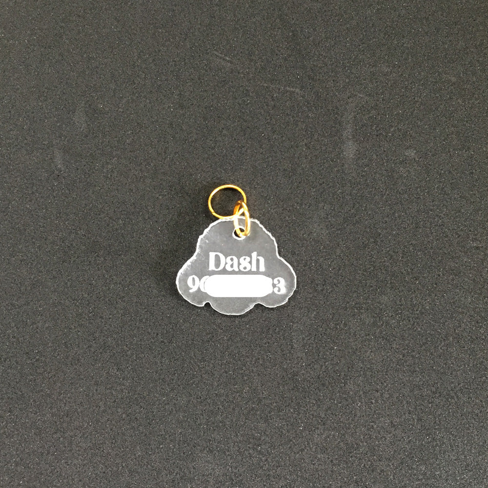Poodle - Acrylic Tag