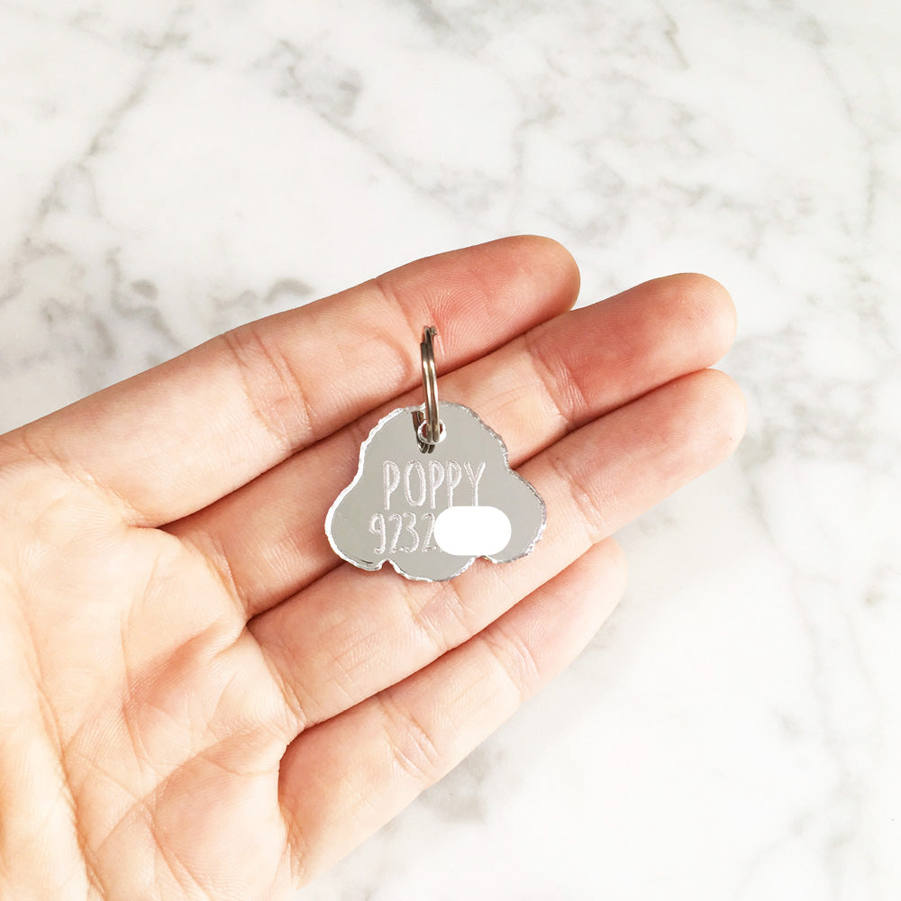 Poodle (Mirror) - Acrylic Tag