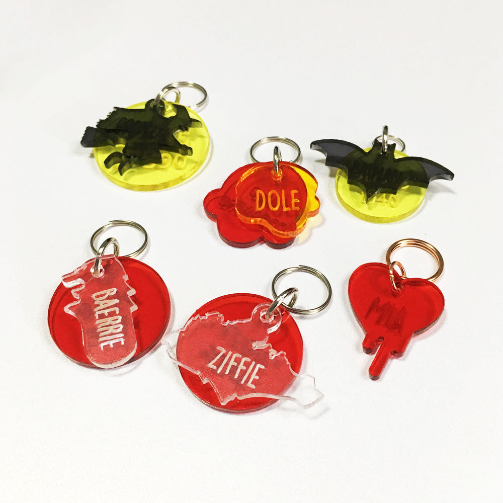 Melting Heart - Acrylic Tag