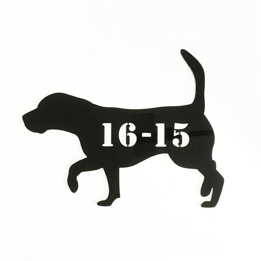 Beagle - Dog Shape Unit Number