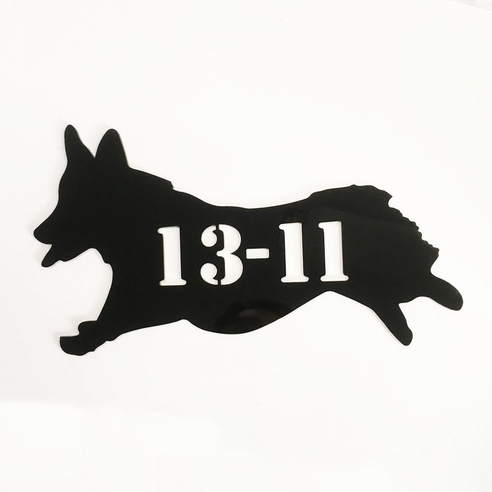 Running Corgi - Dog Shape Unit Number 29cm