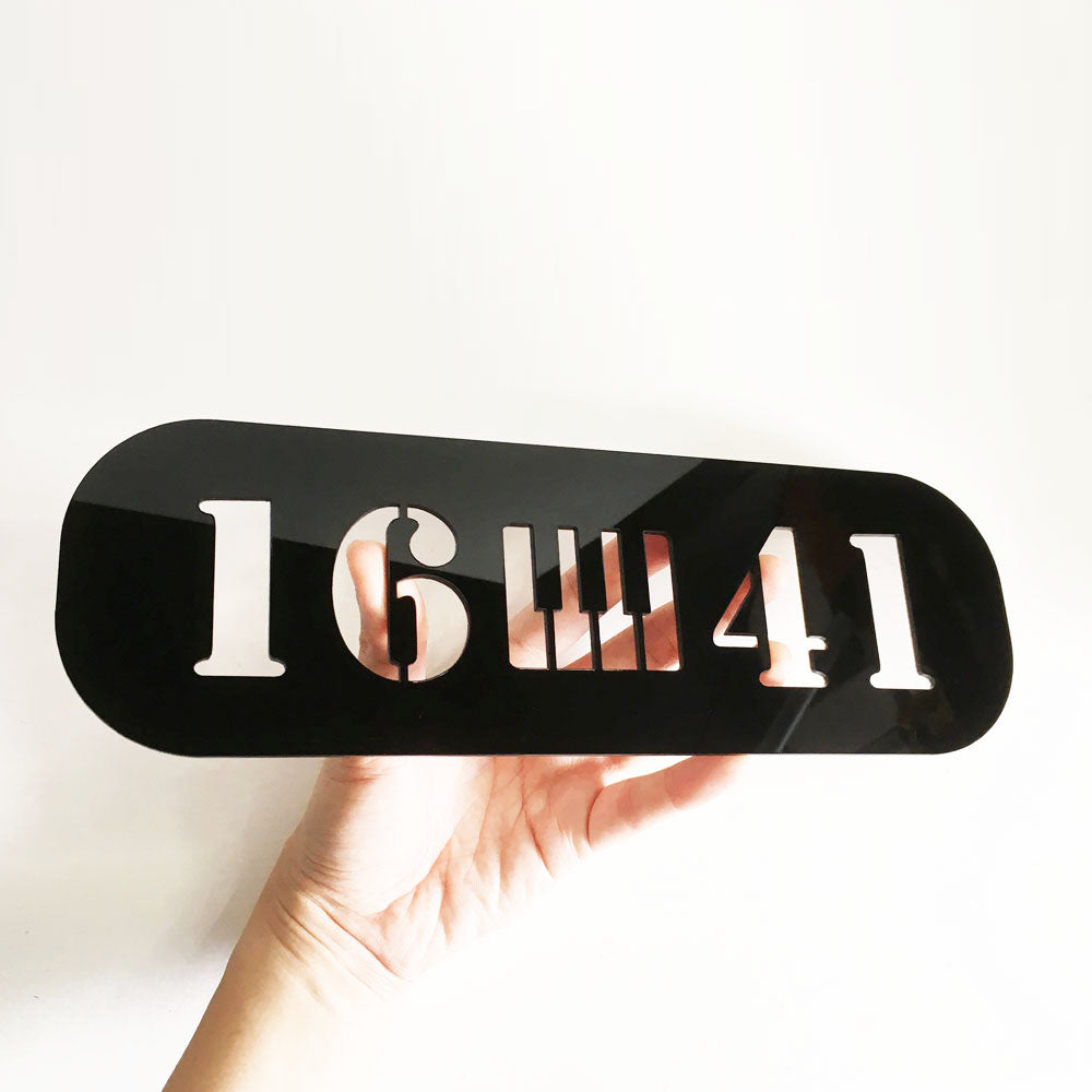 Piano Keys - Unit Number