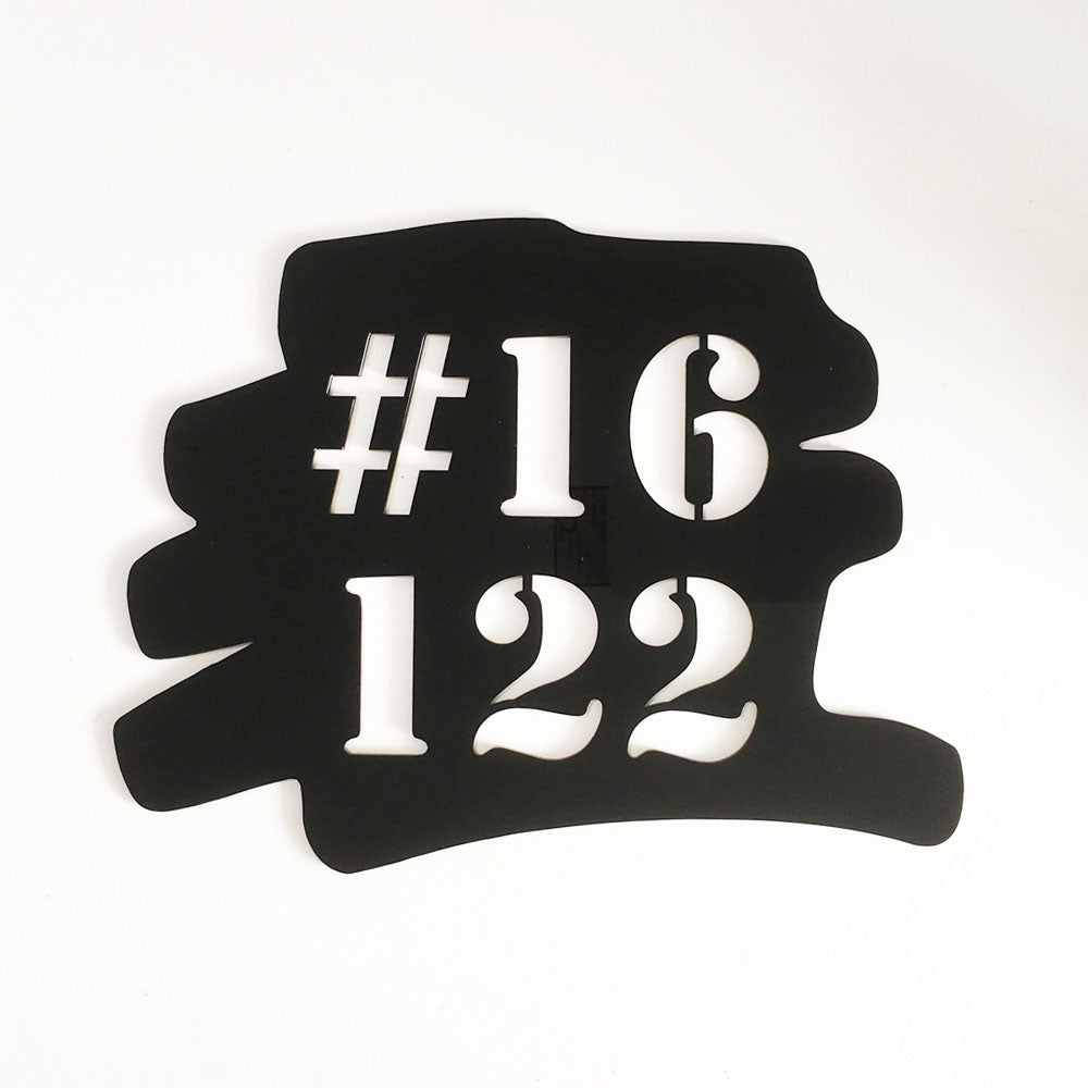 25cm - Marker - Unit Number