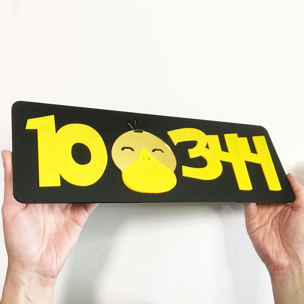 38cm Custom Cartoon - Unit Number