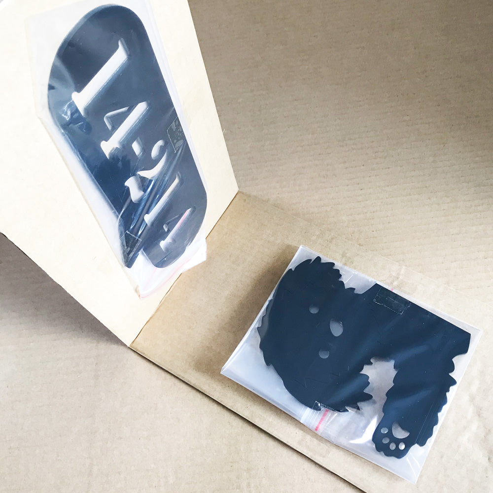 16cm - Poodle Speech Bubble (Small) - Unit Number