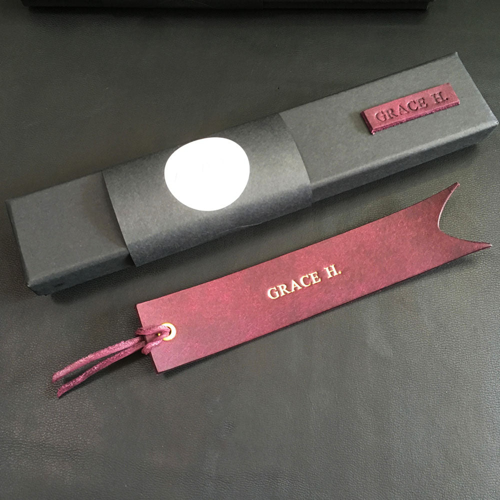 Purple (Pueblo) - Leather Bookmark