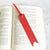 Red - Leather Bookmark - Avaloncraftsg
