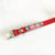 Floral Red - Henbury Leather Dog Collar (Silver) - Avaloncraftsg