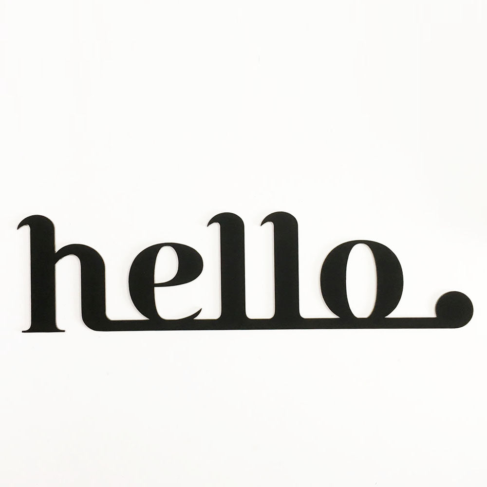 Hello Acrylic Sign