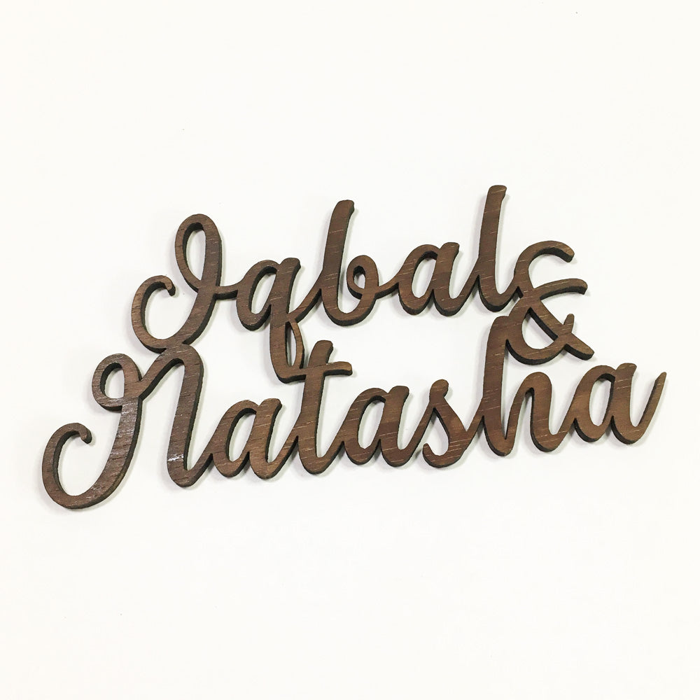 Custom Cut Wooden Words (20 Characters & Below)