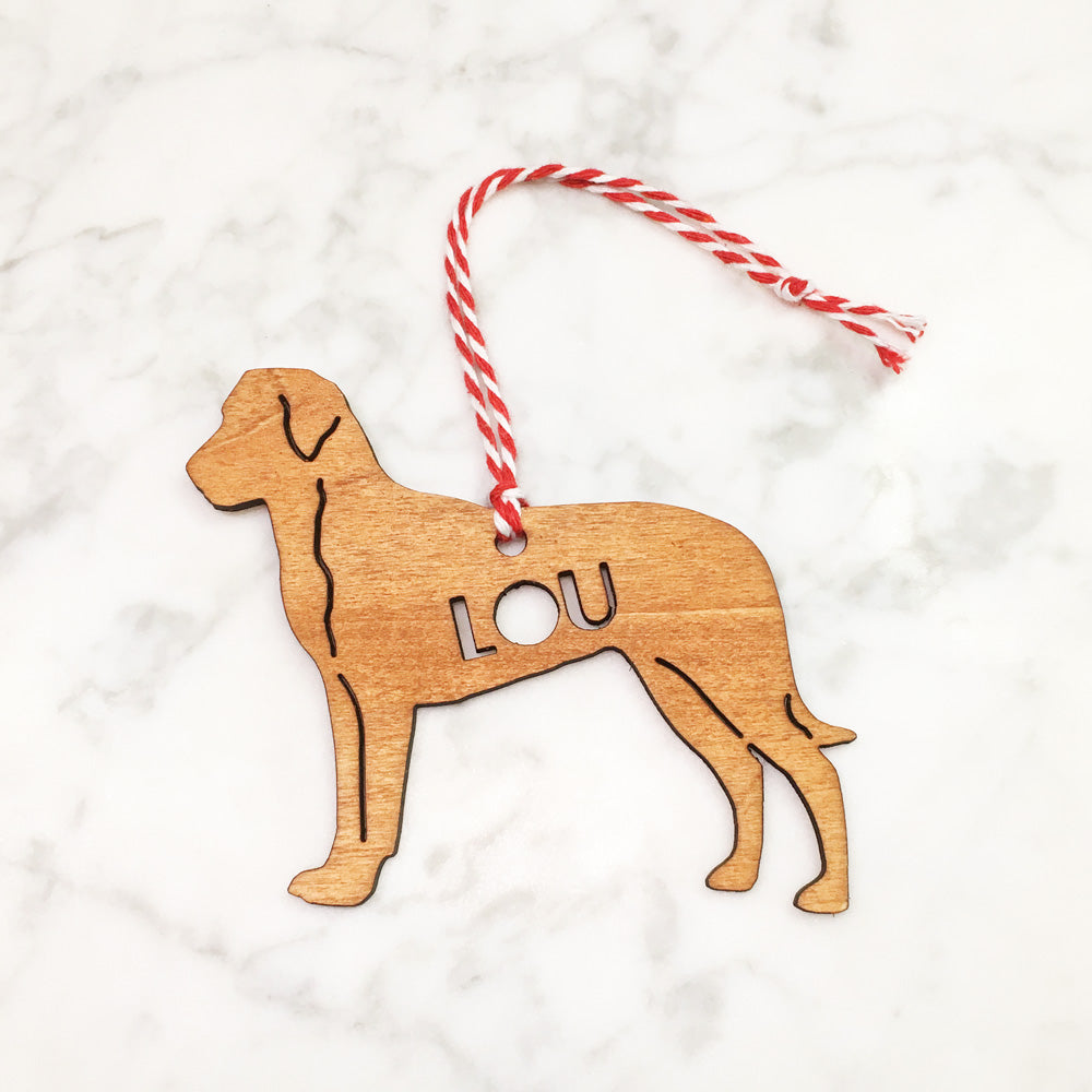 Appenzeller Sennenhund - Wooden Dog Ornament