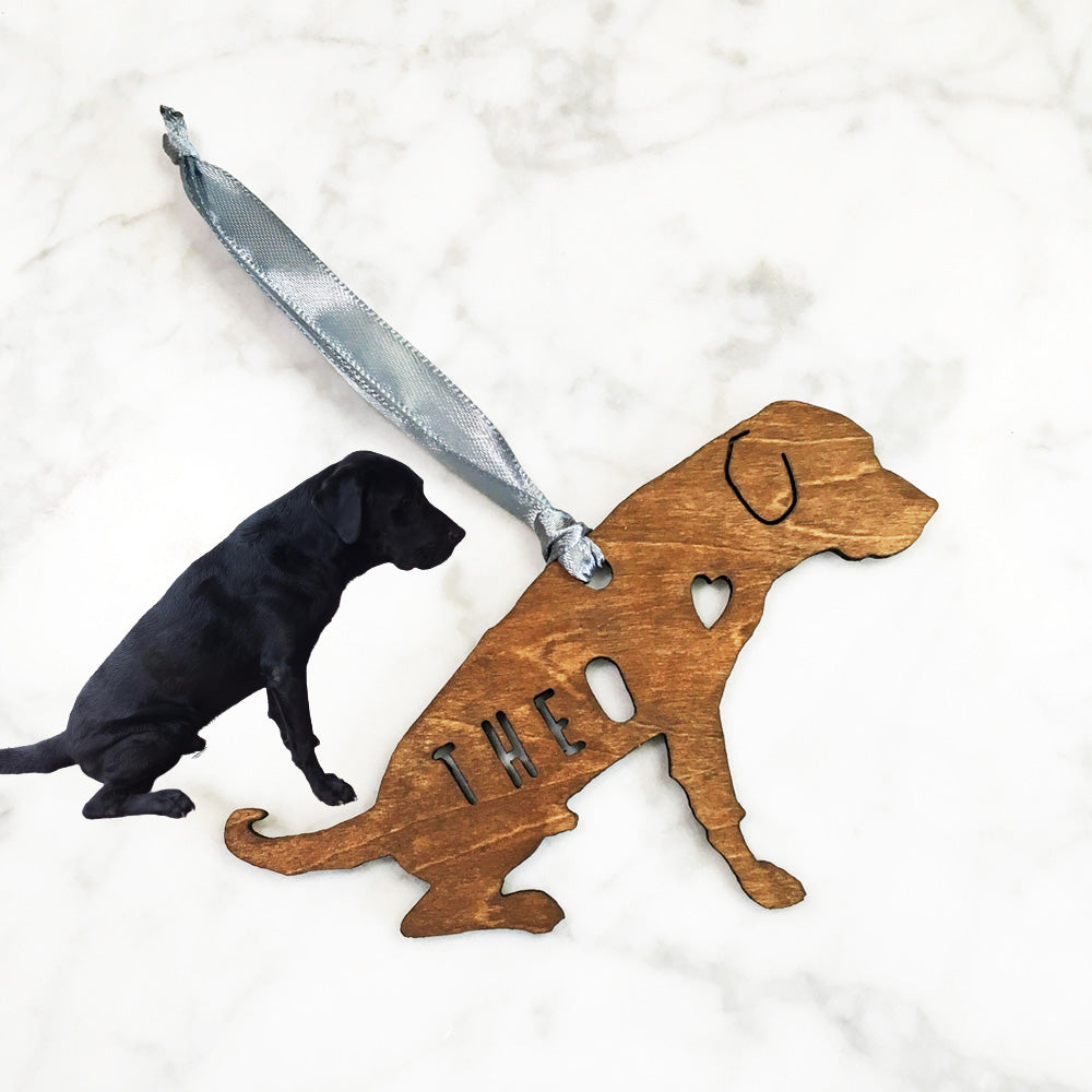 Labrador Retriever - Wooden Dog Ornament