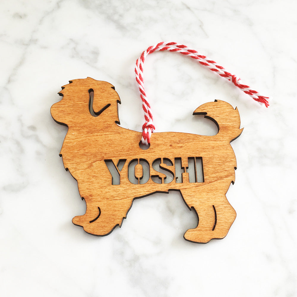 Maltipoo - Wooden Dog Ornament