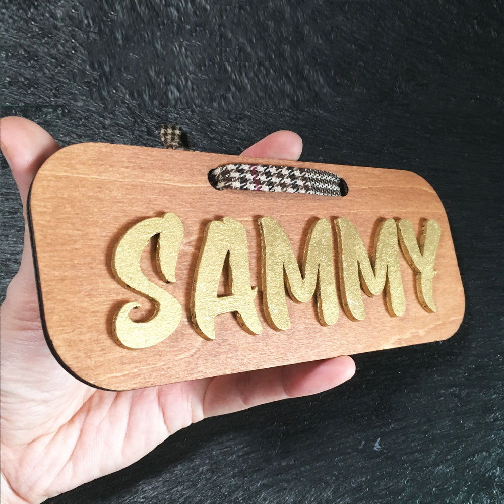 Wooden Name Plaque (Standard)