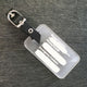 Frosted Acrylic Luggage Tag