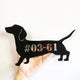 Dachshund - Dog Shape Unit Number
