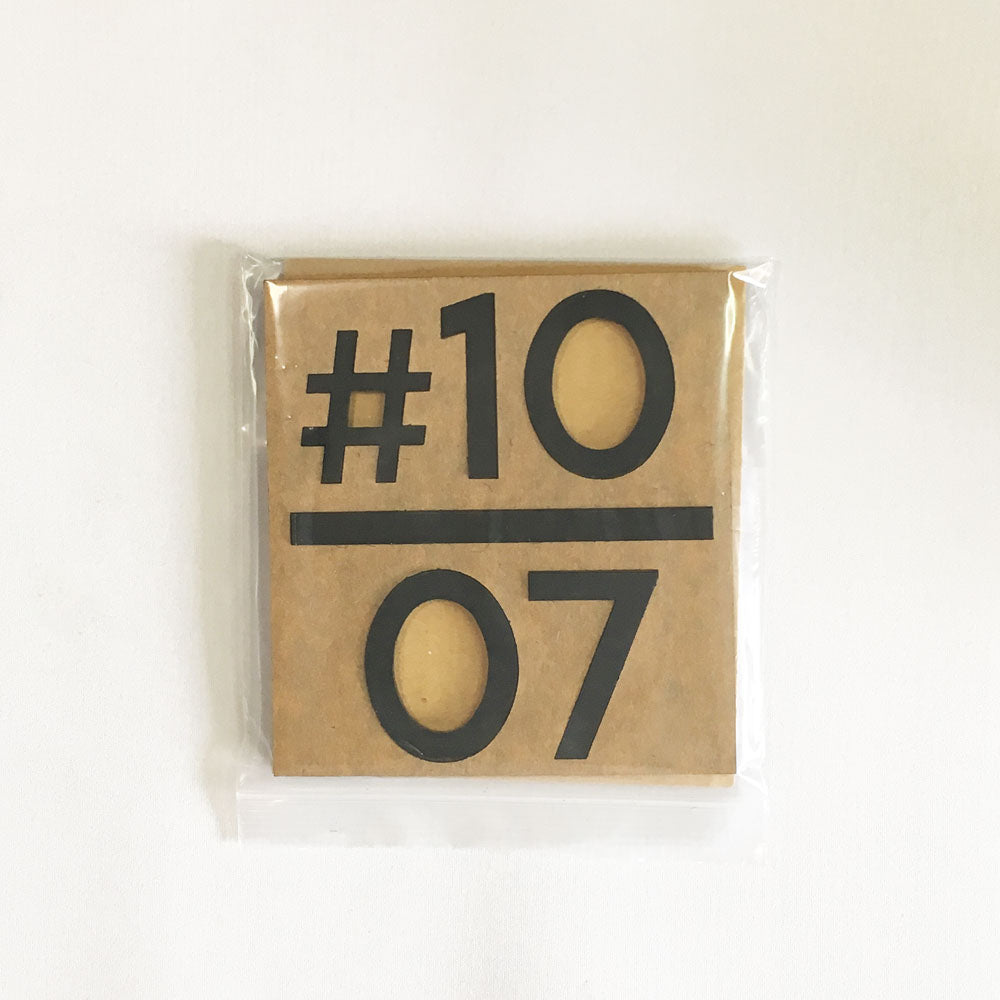 HT3 - Unit Number (Matte Black)