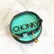 Teal - Tiny Tilbury Cat Collar (Gold) - Breakaway